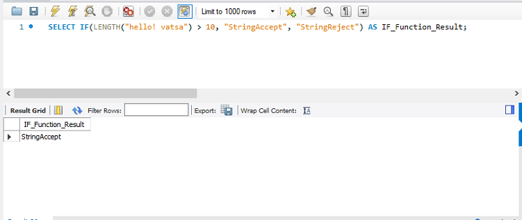 String Functions Example 1